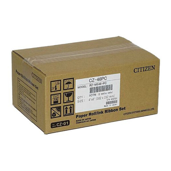 Citizen CZ-01 - Papier + Ruban - capacité 2 x 150 PHOTOS
