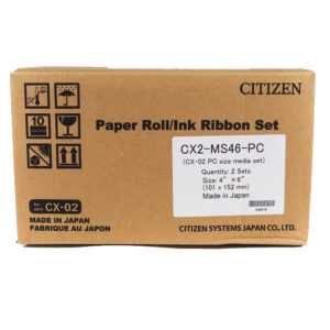 Citizen CX-02 - Papier + Ruban 4"x6" (400 photos en 10x15cm ou 800 photos en 5x15cm)